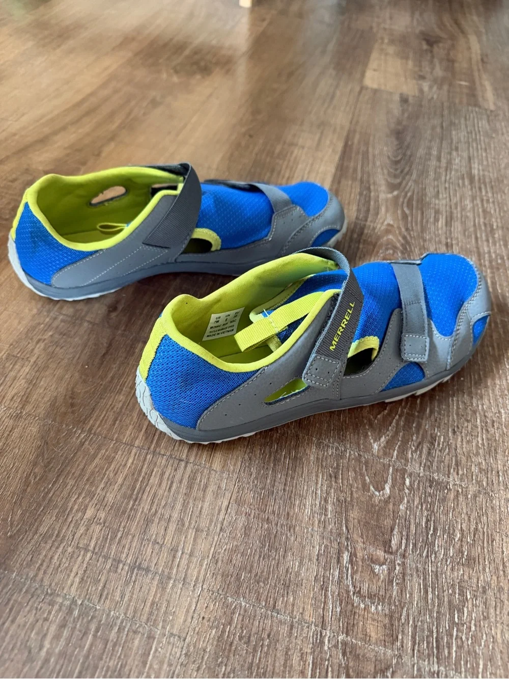 Merrell Kids' Hydro Quest Blue & Gray Water Sandals size 7